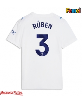 Manchester City Ruben Dias #3 Tricou Fotbal Replică 2026-27 Femei Treilea Manchester City Ruben Dias #3 Tricou Fotbal Replică 2026-27 Femei Treilea